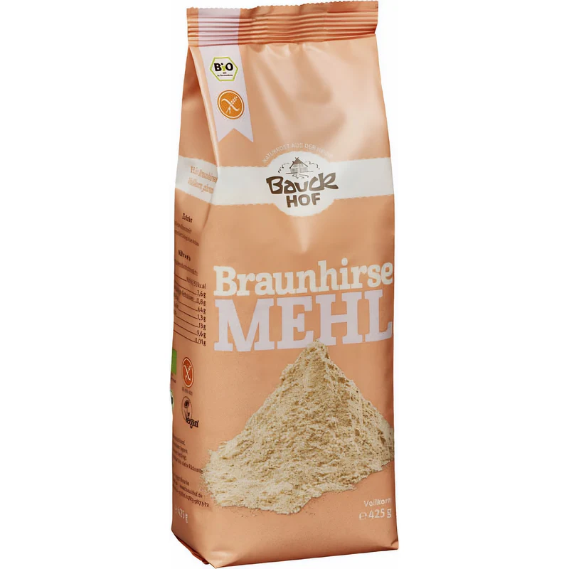 Bauckhof bio Braunhirsemehl Vollkorn glutenfrei