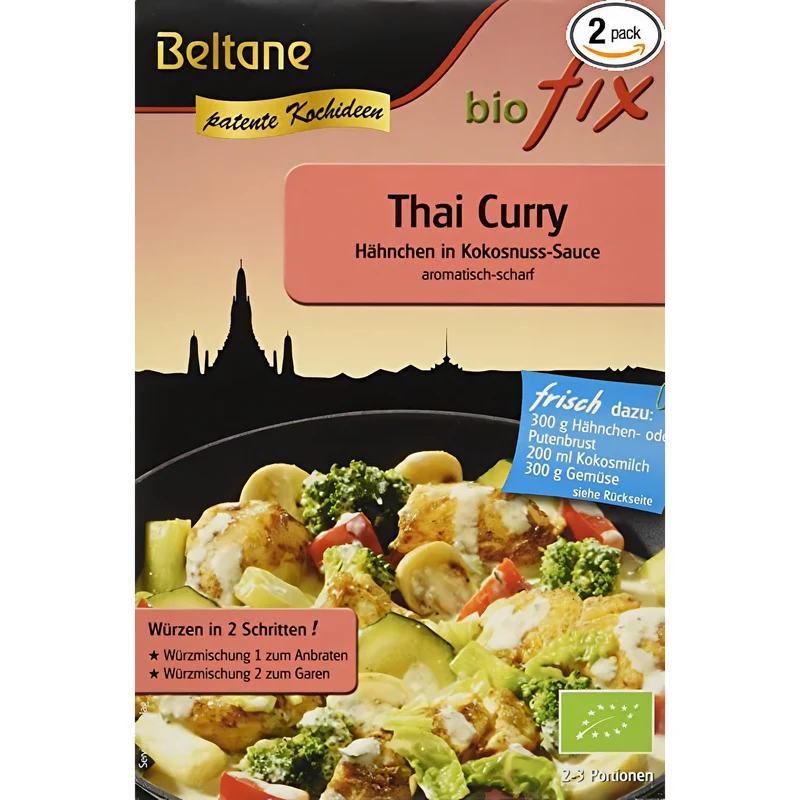 Beltane biofix Thai Curry - 2x 20,9g Packung