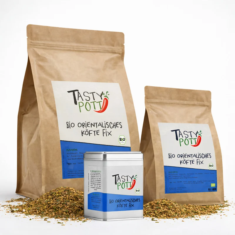 Tasty Pott Orientalisches Bio Köfte Gewürz - Gewürzmischung - im Beutel