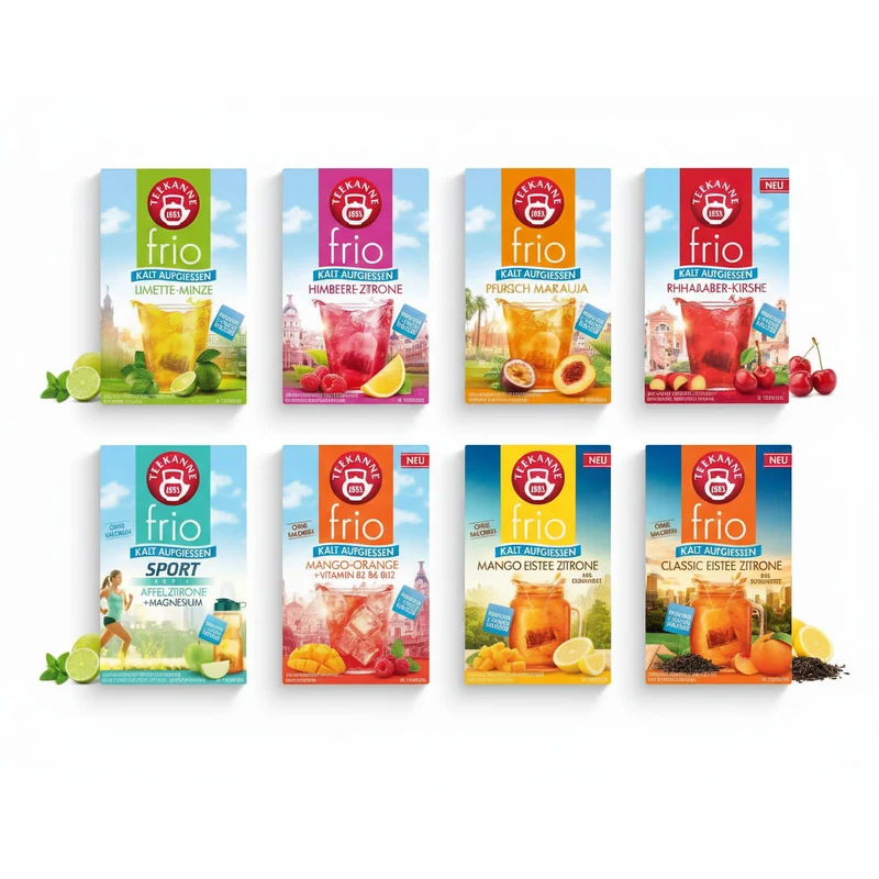 Teekanne FRIO Tee - verschiedene Sorten - 1 Packung (18 Beutel)