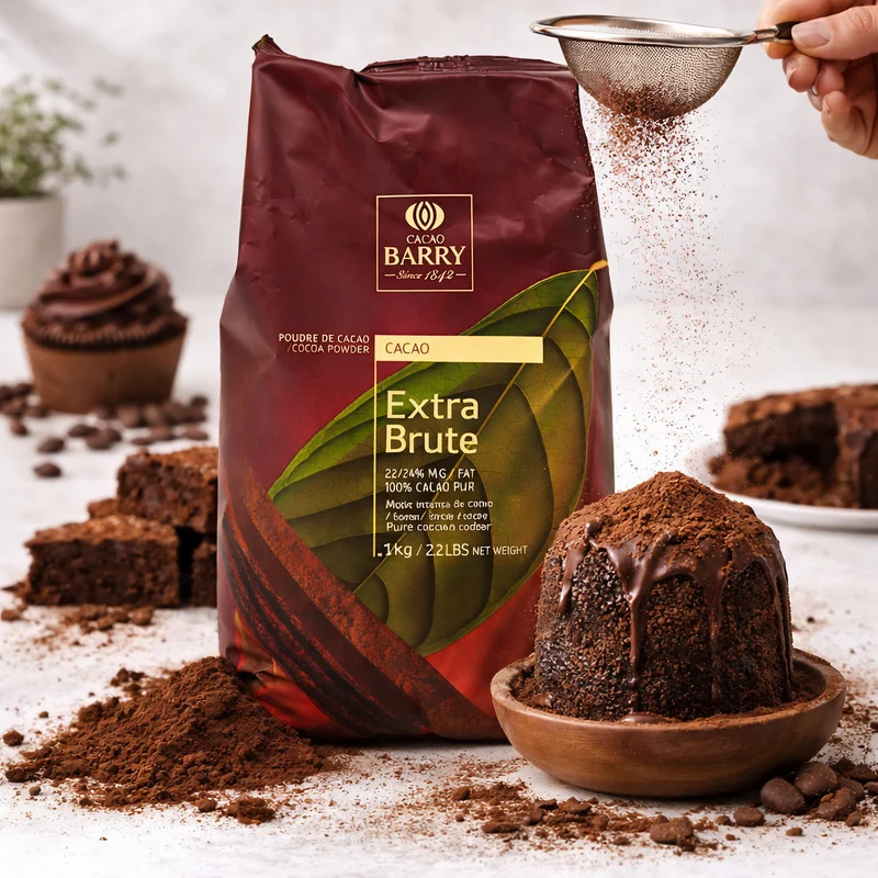 CALLEBAUT Kakaopulver Extra Brute 1Kg