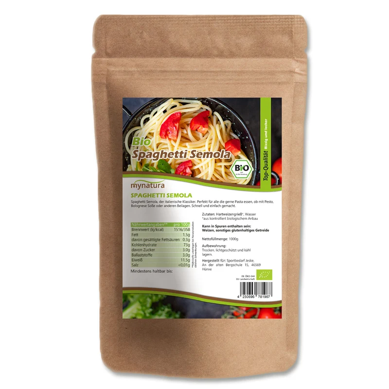 Mynatura Bio Spaghetti Semola Nudeln ab 1Kg