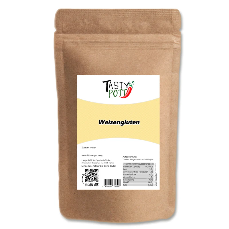 Tasty Pott Weizengluten Vital - im Beutel