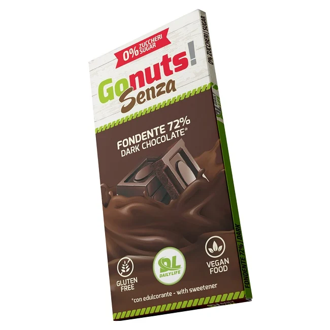 Gonuts! Senza - Fondente 72% 75g