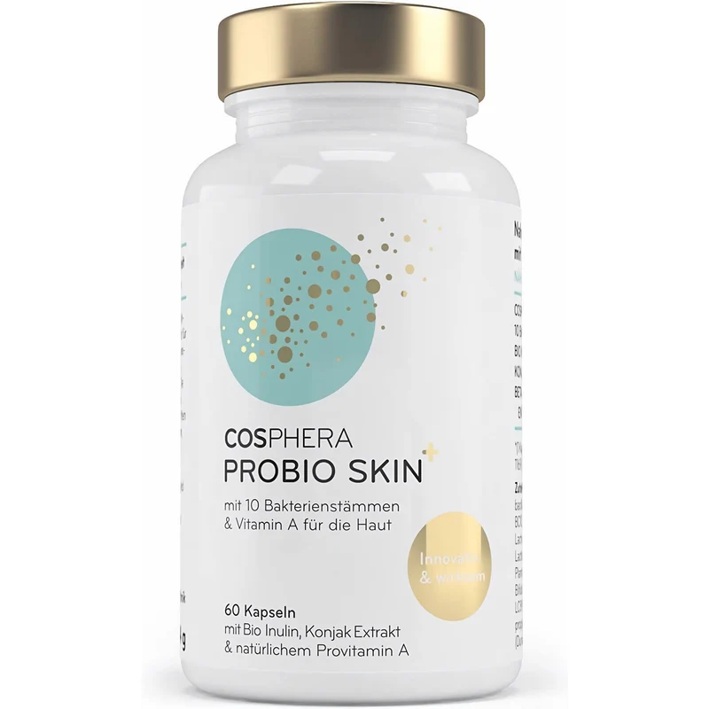 Cosphera - Probio Skin Kapseln - Hochdosiertes Probiotikum 60 Kapseln
