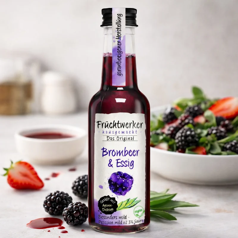 Fruchtwerker Brombeer & Essig mit Agavendicksaft 250ml