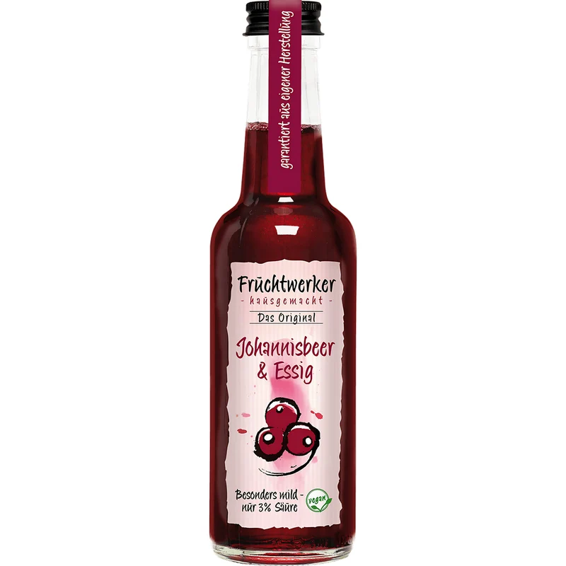 Fruchtwerker Johannisbeer & Essig 250ml