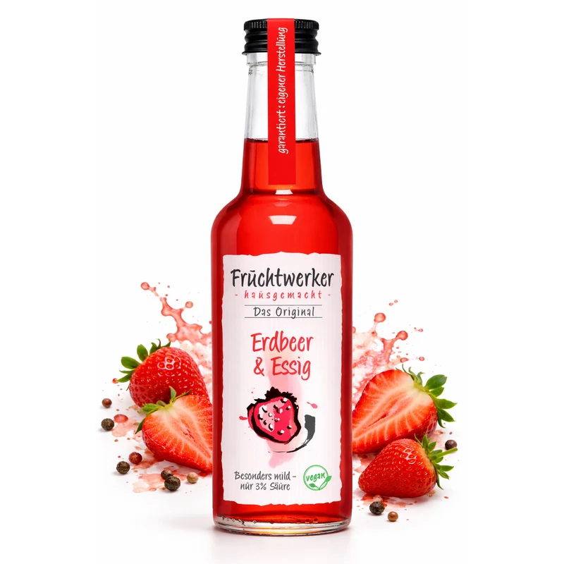 Fruchtwerker Erdbeer & Essig 250ml