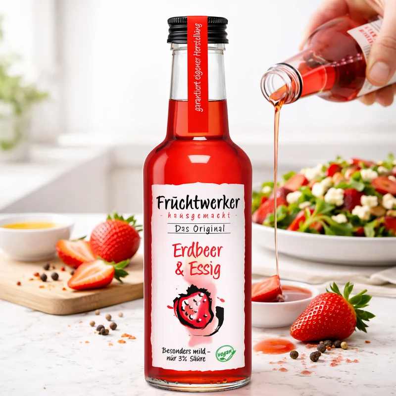 Fruchtwerker Erdbeer & Essig 250ml