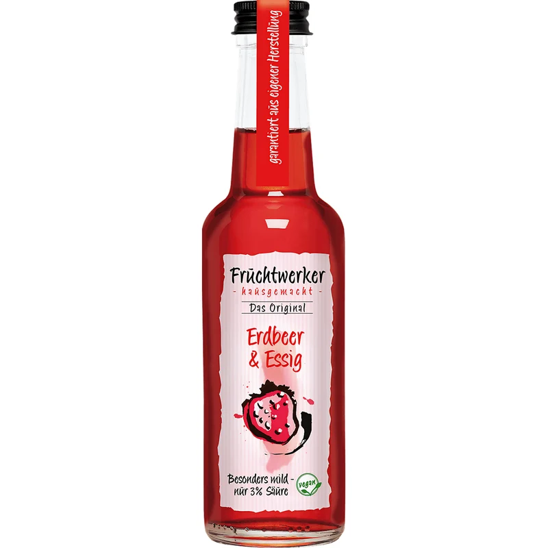 Fruchtwerker Erdbeer & Essig 250ml