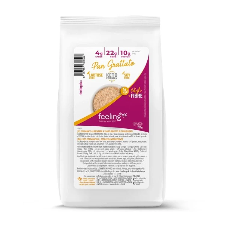 Pan Grattato +Fibre 250g