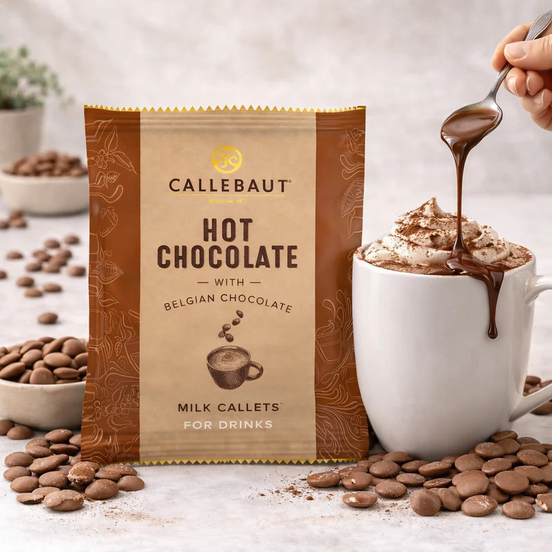 Callebaut Hot Chocolate Vollmilch Callets, (25x35g)