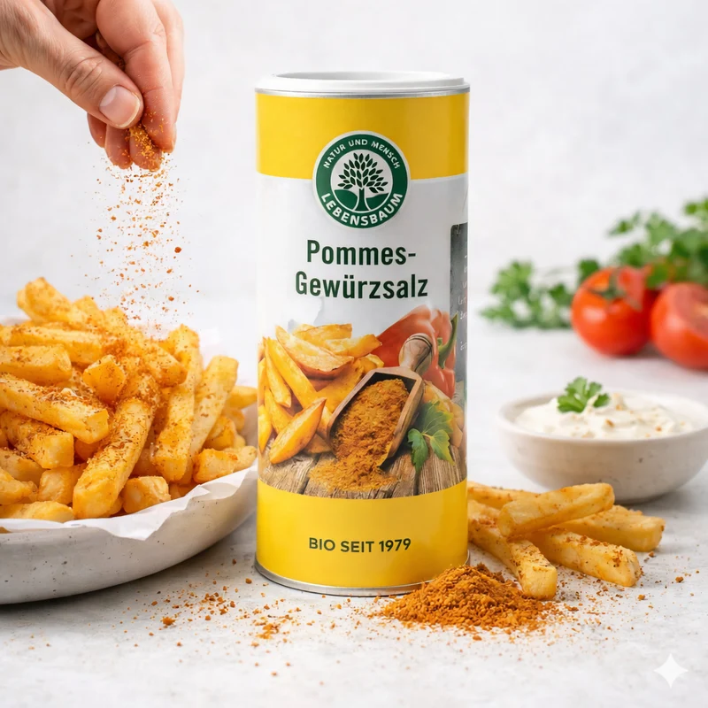 Lebensbaum Bio Pommes Gewürzsalz - 200g Streudose