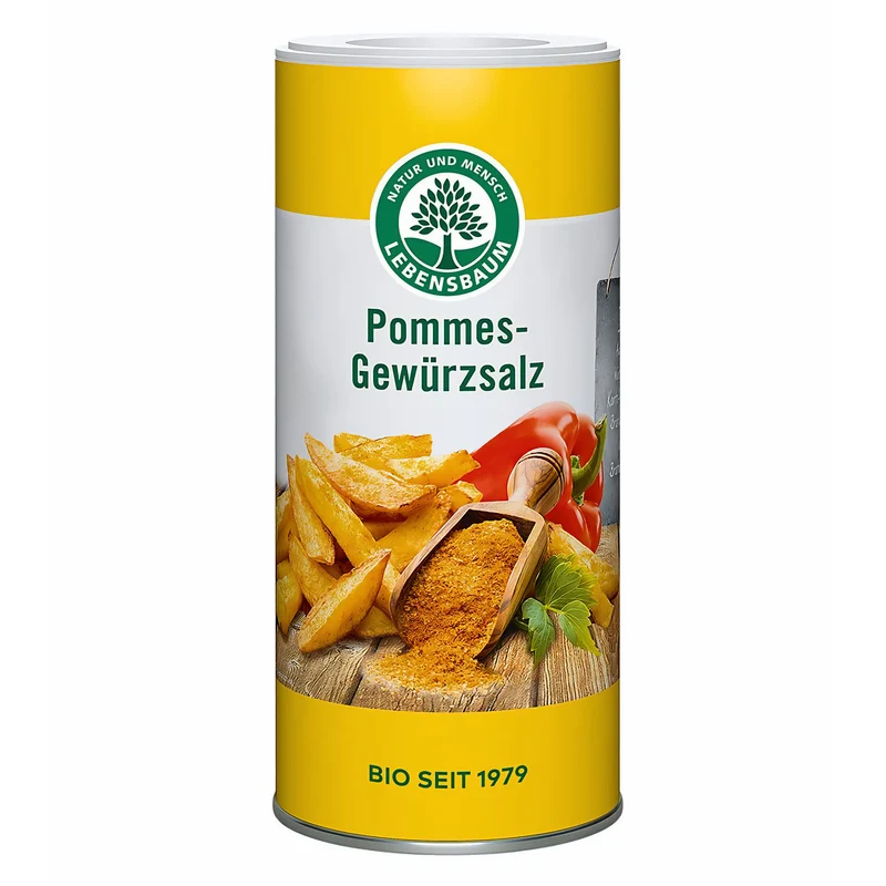 Lebensbaum Bio Pommes Gewürzsalz - 200g Streudose