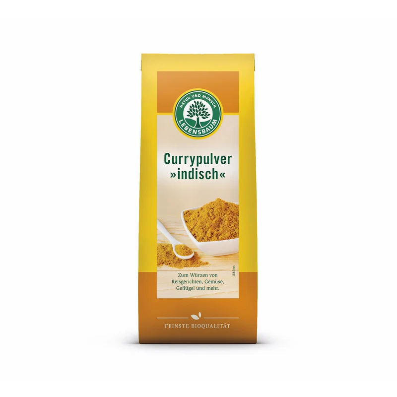 Lebensbaum bio Currypulver - Indisch, 3 x 50g
