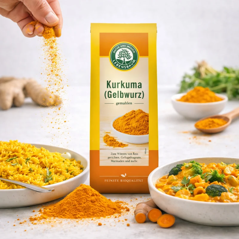 Lebensbaum bio Kurkuma, gemahlen (Gelbwurzel) 50g