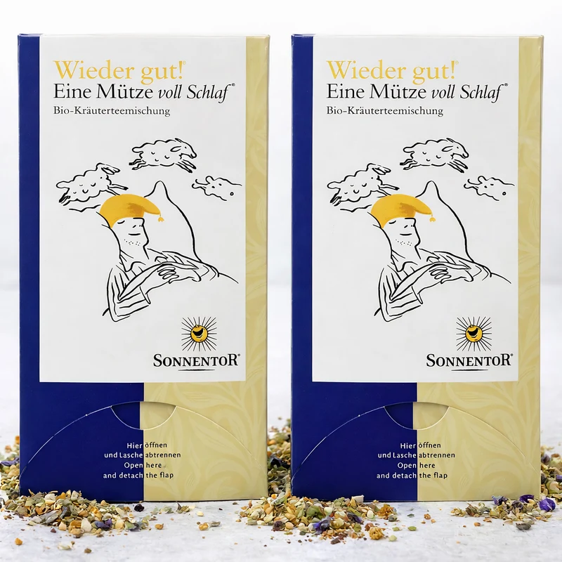 Sonnentor "Eine Mütze voll Schlaf - Wieder gut!" Doppelkammerbeutel - 2x27g