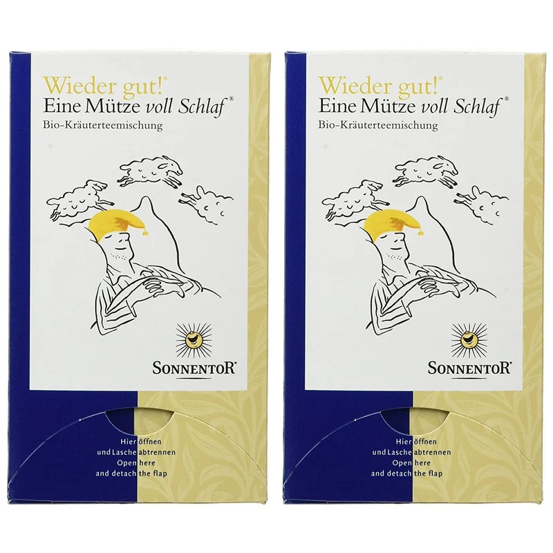 Sonnentor "Eine Mütze voll Schlaf - Wieder gut!" Doppelkammerbeutel - 2x27g