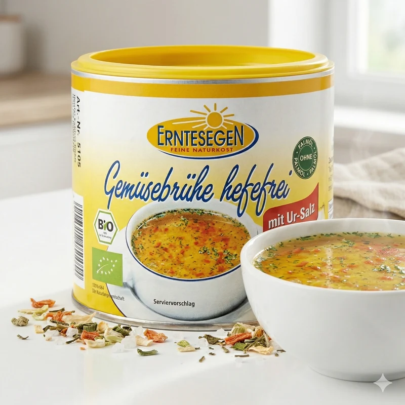 Erntesegen Bio Gemüsebrühe Hefefrei - 220g Dose