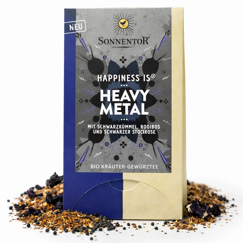 Sonnentor Bio "Happiness is Heavy Metal" Tee - 27g