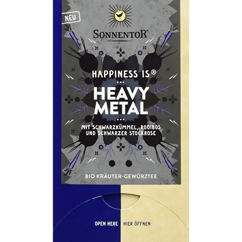Sonnentor Bio "Happiness is Heavy Metal" Tee - 27g