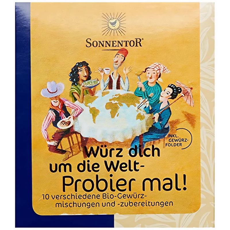 Sonnentor Probier mal! Würz dich um die Welt 10 bio Gewürze á 5g - (50g)