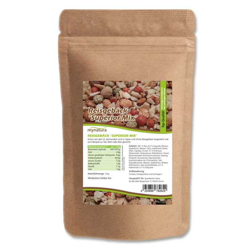 Mynatura Reisgebäck, “Superior Mix“ 0,75Kg