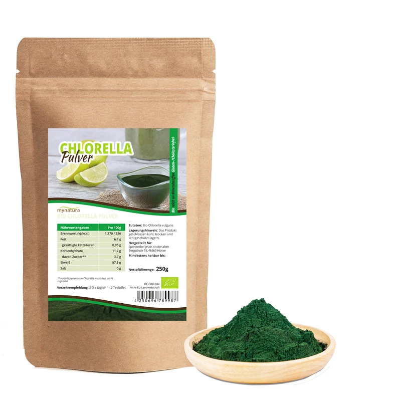 Mynatura Bio Algen Set - Dulse Flocken - Chlorella Pulver - Spirulina Pulver