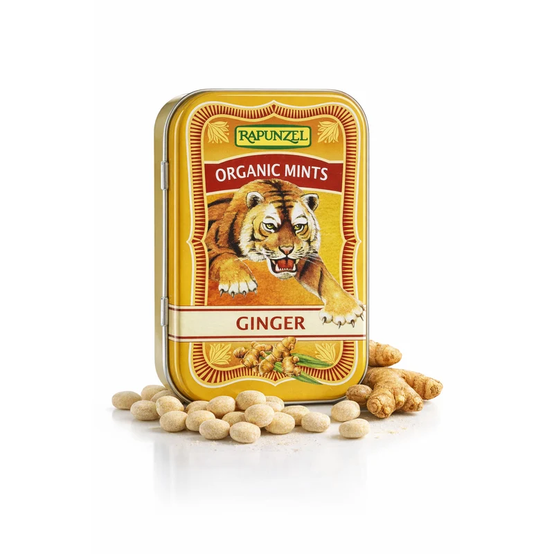 Rapunzel Organic Mints Ginger 50g