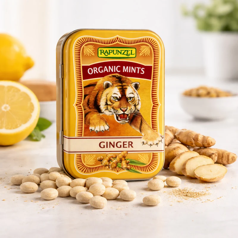 Rapunzel Organic Mints Ginger 50g
