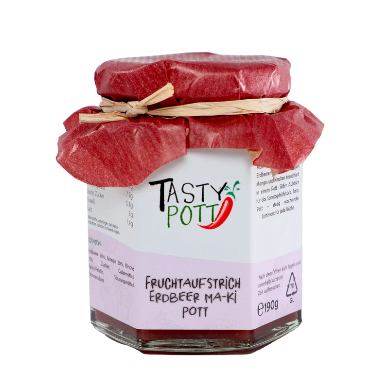 Tasty Pott Fruchtaufstrich Auswahl - Im Glas