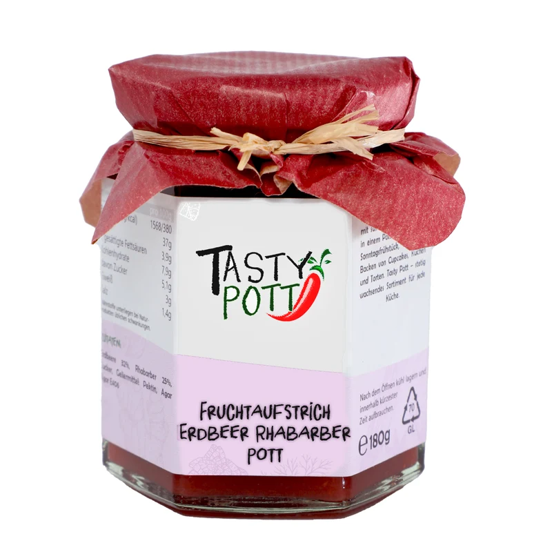 Tasty Pott Fruchtaufstrich Auswahl - Im Glas