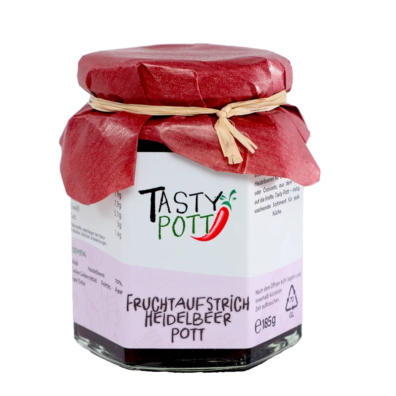 Tasty Pott Fruchtaufstrich Auswahl - Im Glas