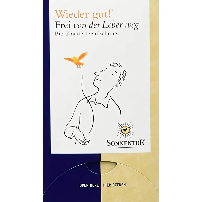 Sonnentor Bio Tee Frei von der Leber weg - Wieder gut! Doppelkammerbeutel - 27g