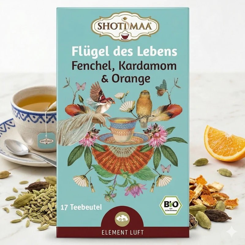 Shoti Maa Bio Tee - Flügel des Lebens - Tee Beutel 2x32g