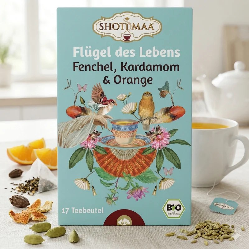 Shoti Maa Bio Tee - Flügel des Lebens - Tee Beutel 2x32g