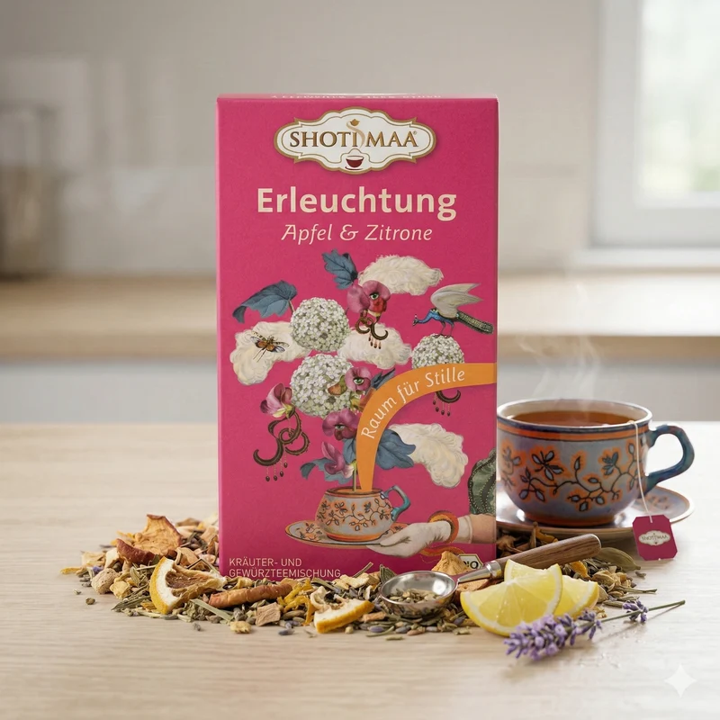 Shoti Maa Bio Tee - Erleuchtung - mit Apfel und Zitrone (16x32g)