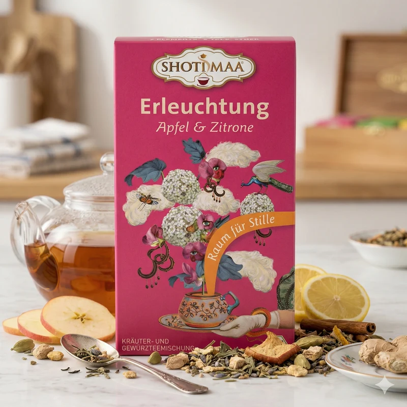 Shoti Maa Bio Tee - Erleuchtung - mit Apfel und Zitrone (16x32g)