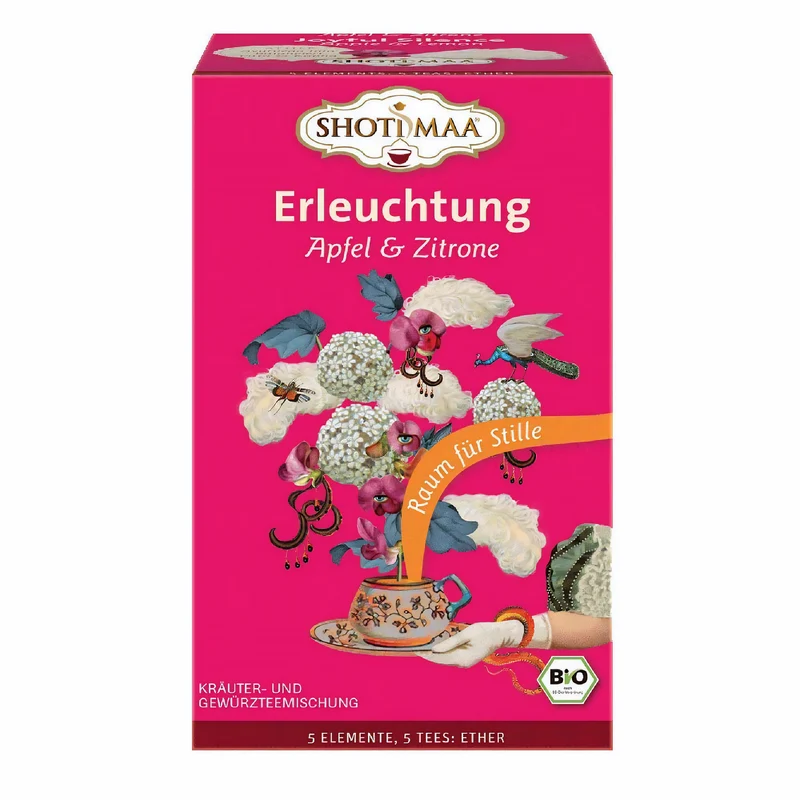 Shoti Maa Bio Tee - Erleuchtung - mit Apfel und Zitrone (16x32g)