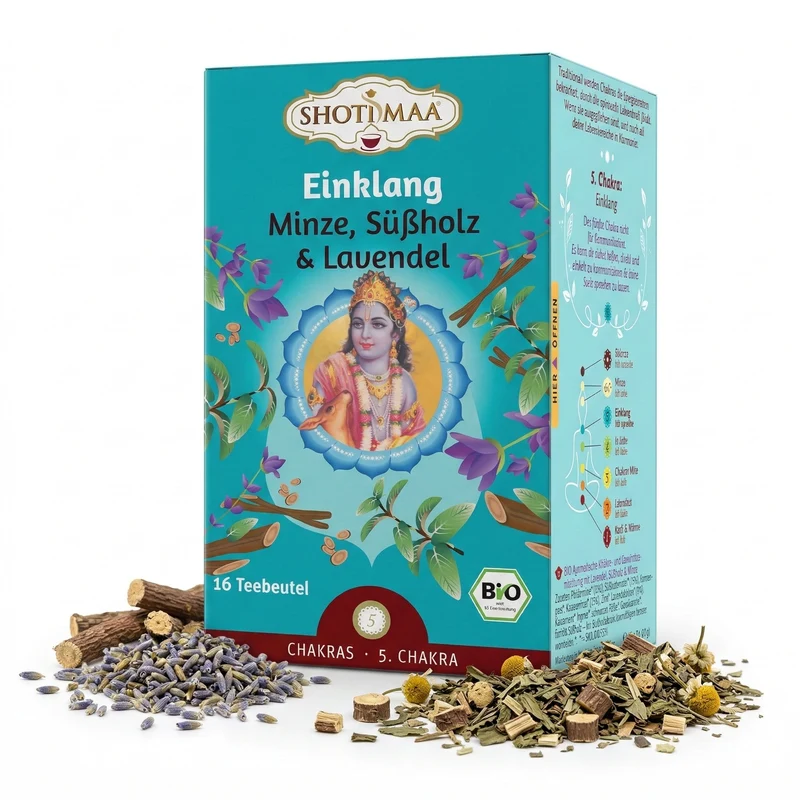 Shoti Maa Bio Ayurveda Tee - Einklang - Mit Minze Süßholz Lavendel 32g