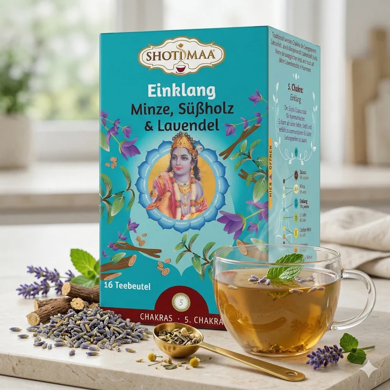 Shoti Maa Bio Ayurveda Tee - Einklang - Mit Minze Süßholz Lavendel 32g
