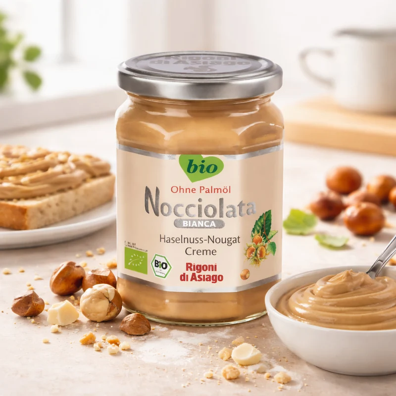 Rigoni di Asiago Nuss Nougat Creme, Haselnusscreme (6x250g)