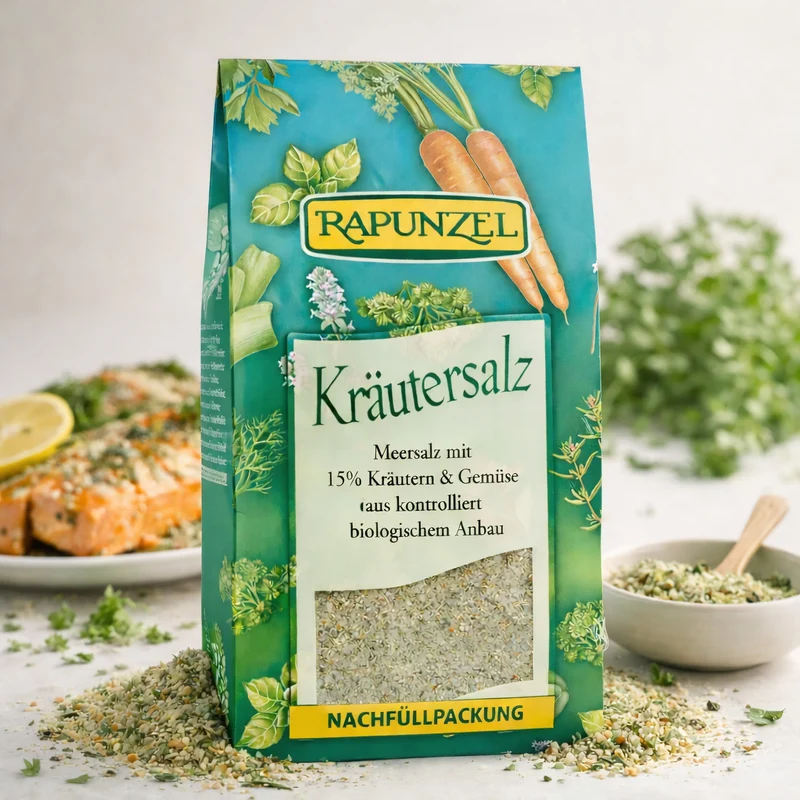 Rapunzel Bio Kräutersalz mit 15% Kräutern und Gemüse 500g