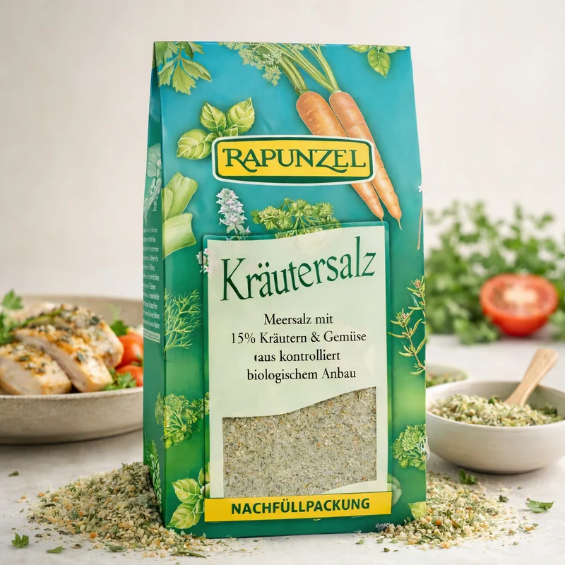 Rapunzel Bio Kräutersalz mit 15% Kräutern und Gemüse 500g