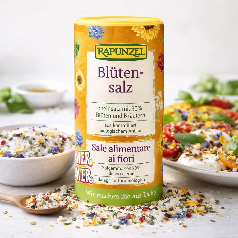 Rapunzel Blüten Kräutersalz "Flower Power" - 90g