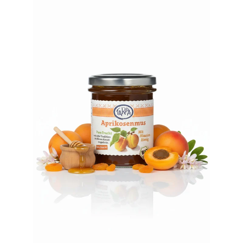 Tarpa Bio Aprikosenmus mit Akazienhonig - 210g