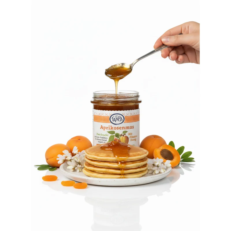 Tarpa Bio Aprikosenmus mit Akazienhonig - 210g