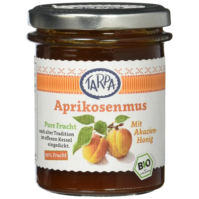 Tarpa Bio Aprikosenmus mit Akazienhonig - 210g