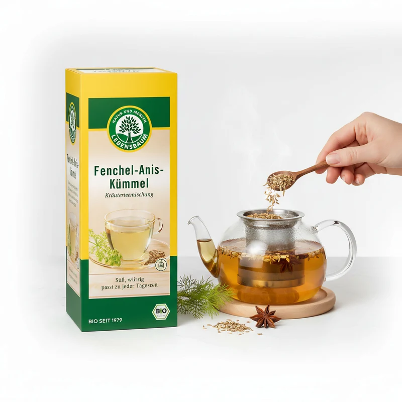Lebensbaum Bio Tee Fenchel-Anis-Kümmel 50g