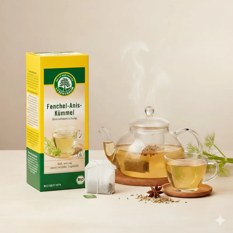 Lebensbaum Bio Tee Fenchel-Anis-Kümmel 50g